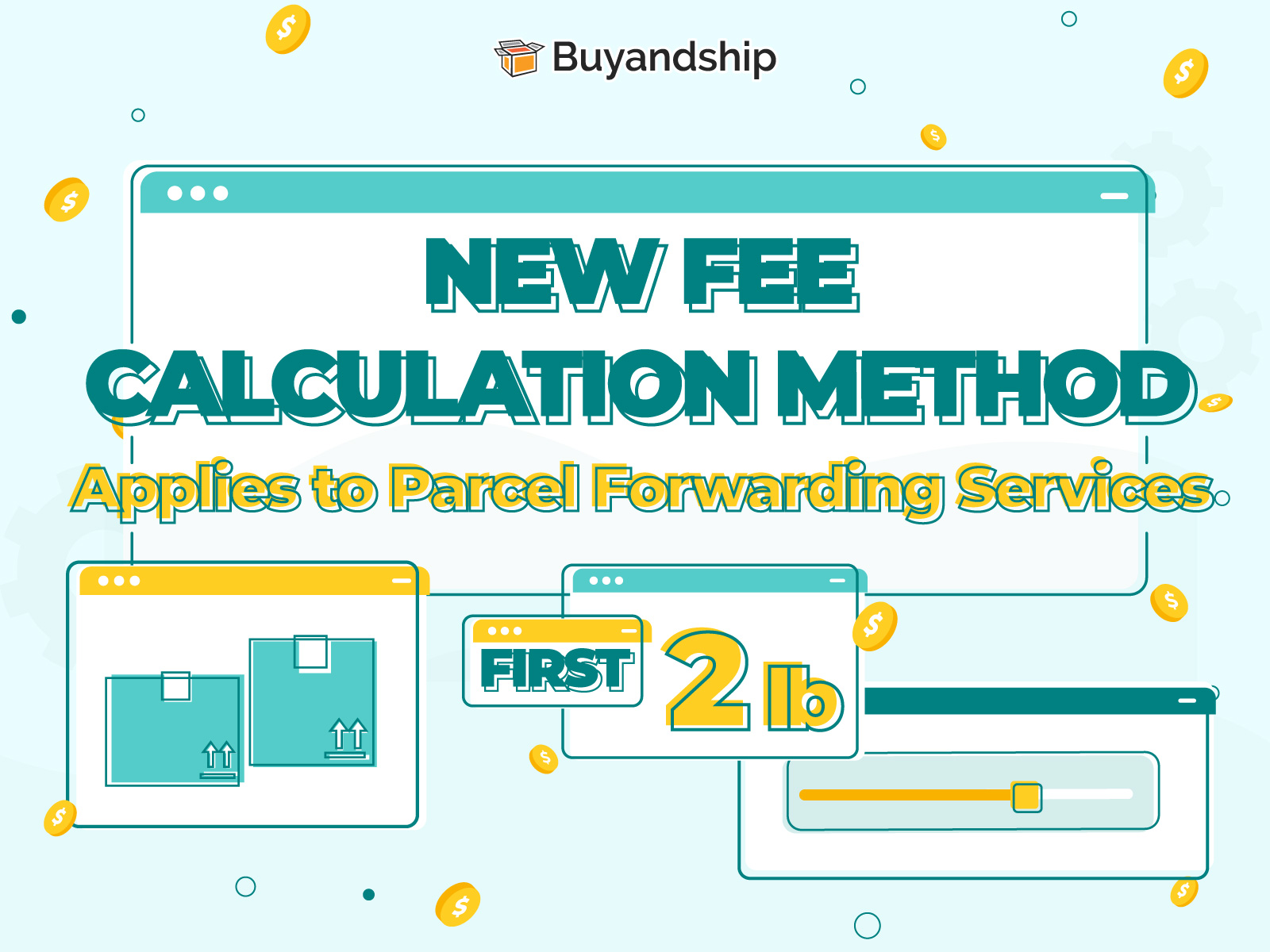 New Fee Calculation Method Applies to Parcel Forwarding Services Buyandship UK