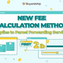 New Fee Calculation Method Applies to Parcel Forwarding Services