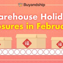 Warehouse Holiday Closures in February