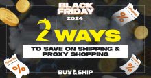 2 Ways to Save on Shipping & Proxy Shopping This Black Friday